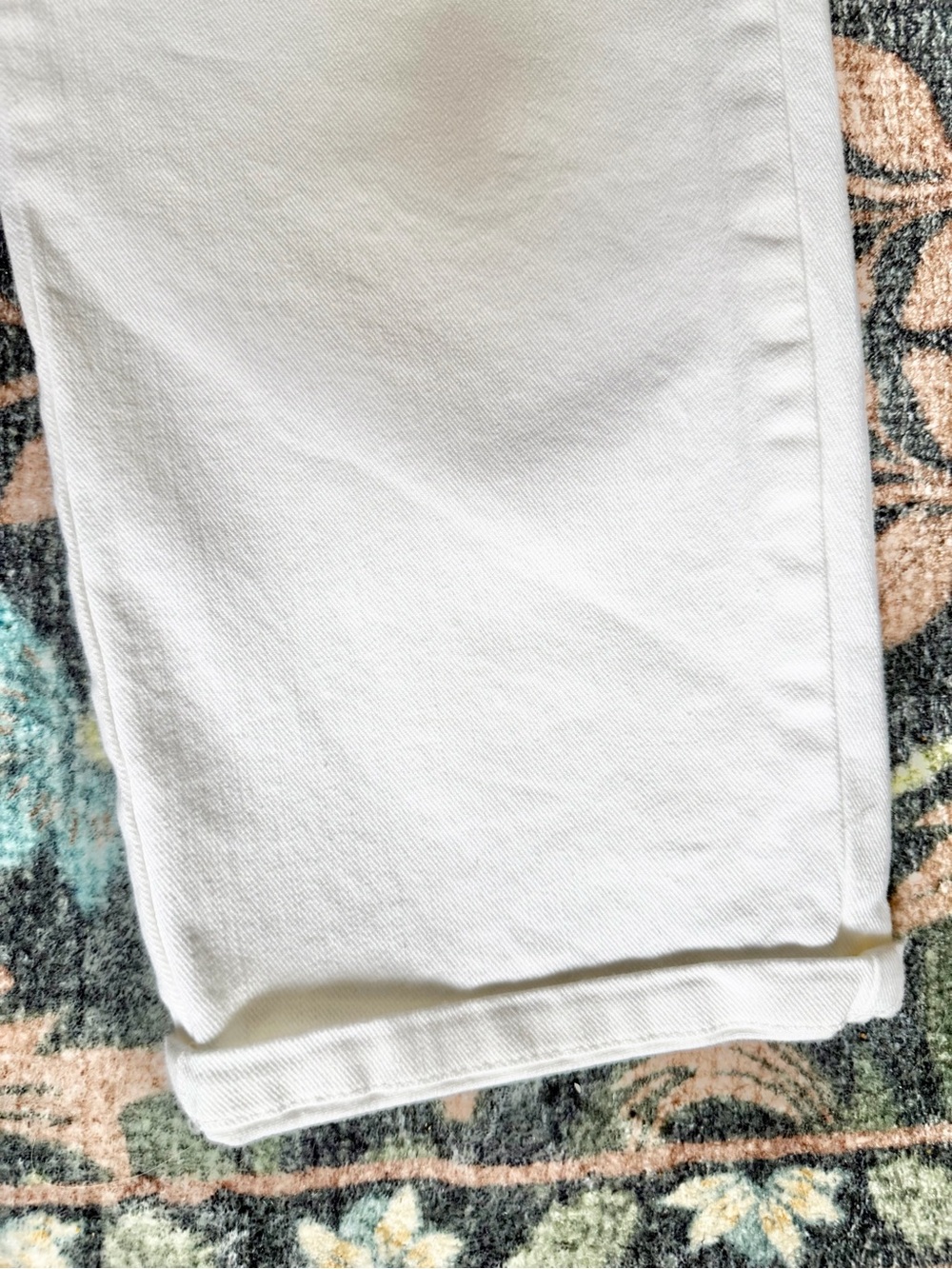 Anthropologie Pilcro White Yoke Waist Western Style Straight Leg Jeans 27 - Picture 6 of 11